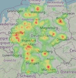 Heatmap (Anrufverteilung)