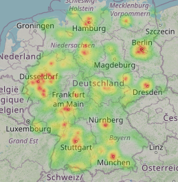 Heatmap (Anrufverteilung)