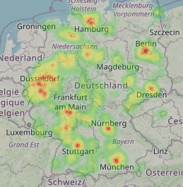 Heatmap (Anrufverteilung)