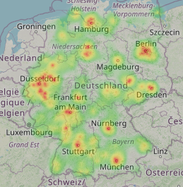 Heatmap (Anrufverteilung)