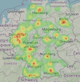 Heatmap (Anrufverteilung)