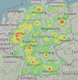 Heatmap (Anrufverteilung)