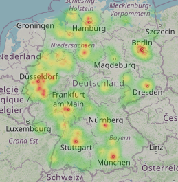 Heatmap (Anrufverteilung)