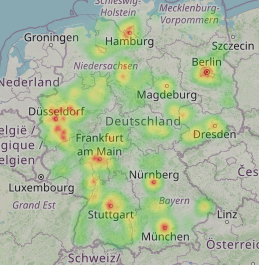 Heatmap (Anrufverteilung)