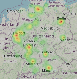 Heatmap (Anrufverteilung)