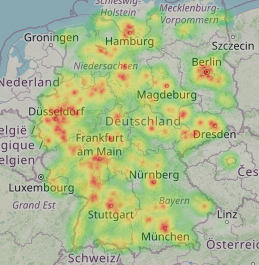 Heatmap (Anrufverteilung)