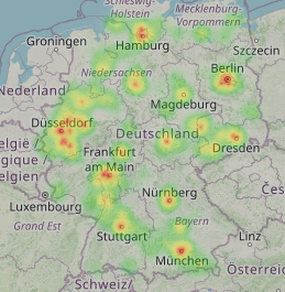 Heatmap (Anrufverteilung)