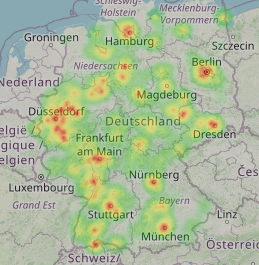 Heatmap (Anrufverteilung)