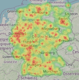 Heatmap (Anrufverteilung)