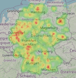 Heatmap (Anrufverteilung)