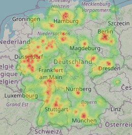 Heatmap (Anrufverteilung)