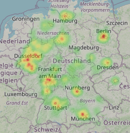 Heatmap (Anrufverteilung)