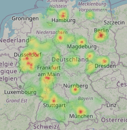 Heatmap (Anrufverteilung)