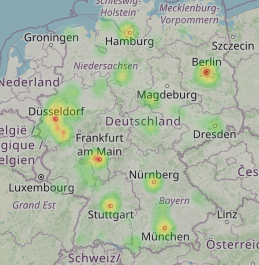 Heatmap (Anrufverteilung)