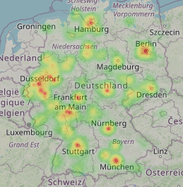 Heatmap (Anrufverteilung)