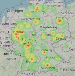 Heatmap (Anrufverteilung)