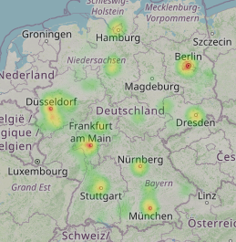 Heatmap (Anrufverteilung)