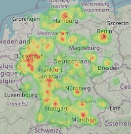 Heatmap (Anrufverteilung)