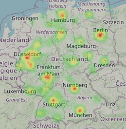 Heatmap (Anrufverteilung)