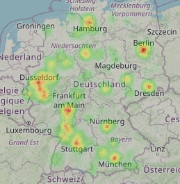 Heatmap (Anrufverteilung)