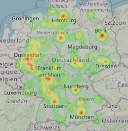 Heatmap (Anrufverteilung)