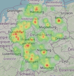 Heatmap (Anrufverteilung)