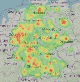 Heatmap (Anrufverteilung)