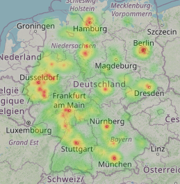 Heatmap (Anrufverteilung)