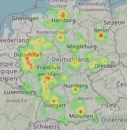 Heatmap (Anrufverteilung)