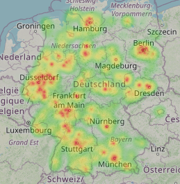 Heatmap (Anrufverteilung)