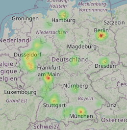 Heatmap (Anrufverteilung)