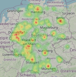 Heatmap (Anrufverteilung)