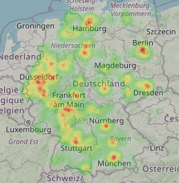 Heatmap (Anrufverteilung)