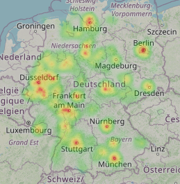 Heatmap (Anrufverteilung)