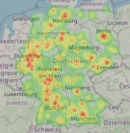 Heatmap (Anrufverteilung)