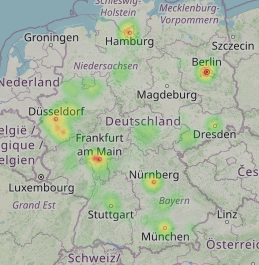 Heatmap (Anrufverteilung)