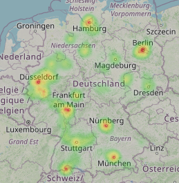 Heatmap (Anrufverteilung)