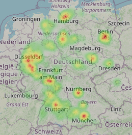 Heatmap (Anrufverteilung)