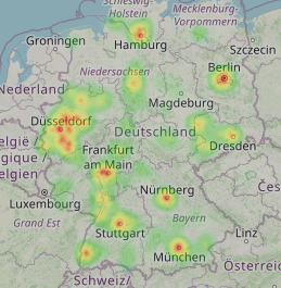 Heatmap (Anrufverteilung)