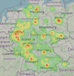 Heatmap (Anrufverteilung)