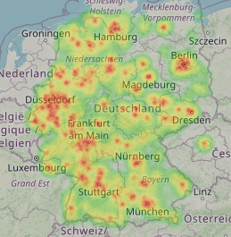 Heatmap (Anrufverteilung)