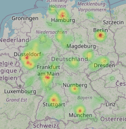 Heatmap (Anrufverteilung)