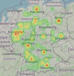 Heatmap (Anrufverteilung)