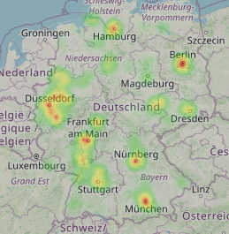 Heatmap (Anrufverteilung)