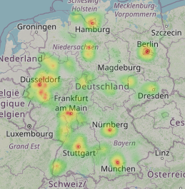 Heatmap (Anrufverteilung)