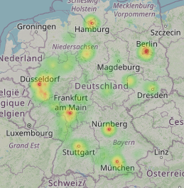 Heatmap (Anrufverteilung)