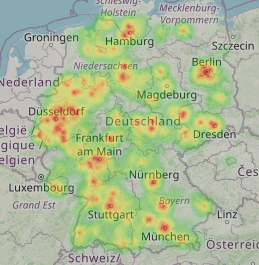 Heatmap (Anrufverteilung)