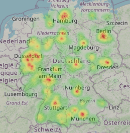 Heatmap (Anrufverteilung)