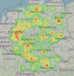 Heatmap (Anrufverteilung)