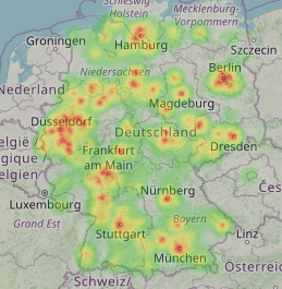 Heatmap (Anrufverteilung)